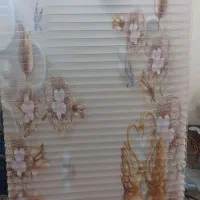 پرده زبرا زیبا و تمیز