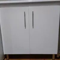 فروش دوعددکابینت فلزی رنگ سفید یخچالی