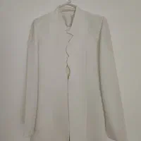 ست کت و شلوار عقد سفید مجلسی سایز ۳۸ ۴۰