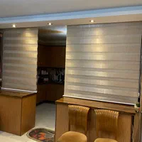 پرده زبرا ساده طرح اداری مسکونی(نصب تعمیرات شستشو)