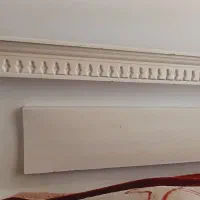 تخت دونفره چوب و اینه و میز