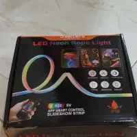 ریسه نئون فلکسی هوشمند 5 متری با ریموت و اپ موبایل