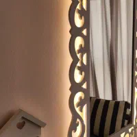 آینه|آینه|فردیس, منظریه|دیوار