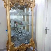 بوفه تمام چوب کندکاری شده