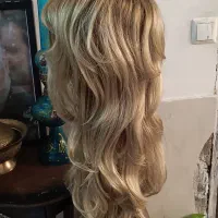 کلاه گیس کاملا نو قد مو بلند خوشرنگ
