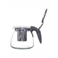 قوری شیشه ای با صافی استیل|قوری، کتری، قهوه‌ساز دستی|ری, شهید غیوری (ابن باویه)|دیوار