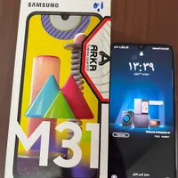 سامسونگ m31 خیلی نو و کم کار حافظه ۱۲۸