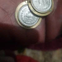 سکه نیم ست ۱ ریالی گوشواره ای|کلکسیون سکه، تمبر، اسکناس|رشت, کوی فکوری|دیوار