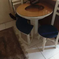 میز غذا خوری ۳نفزه گرد