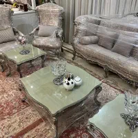 فروش فوری مبلمان سلطنتی چوب گردو (کاملاً نو)|مبلمان خانگی و میز عسلی|تهران, شمس‌آباد|دیوار
