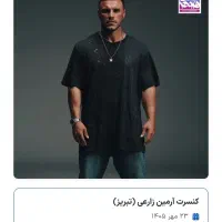 کنسرت آرمین زارعی به قیمت سایت