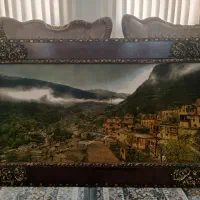 تابلو فرش ماشینی منظره|تابلو فرش|تهران, امام زاده عبدالله|دیوار