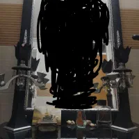 آینه شمعدون و میز