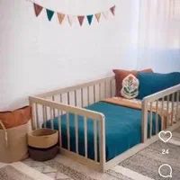 تخت مونته سوری ساده|تخت و سرویس خواب|شیراز, شهرک فرهنگیان|دیوار