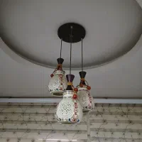 لوستر چیتی|لوستر و چراغ آویز|تهران, گلستان (شهرک راه آهن)|دیوار