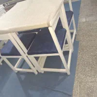 میزغذاخوری4نفره کم جا|میز و صندلی غذاخوری|بندر گناوه, |دیوار