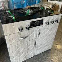 اجاق گاز کابینتی MDF طرح فر فندکی / با ضمانت