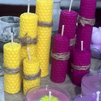 ست شمع به رنگ دلخواه