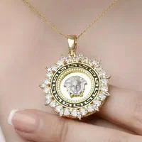 انواع مدال و گوشواره نقره ورساچه الیزابت