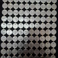 سکه دوریالی گوشه دار قدیمی