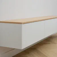 میز تلویزیون و شلف دیواری ام‌دی‌اف