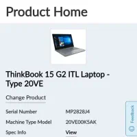 لپتاپ لنوو ThinkBook 15 G2 ITL i7|رایانه همراه|چالوس, |دیوار