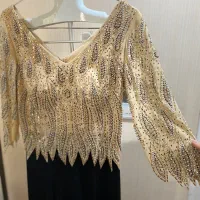 لباس مجلسی سنگ کاری شده