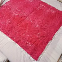 لحاف دست دوز پنبه ای رویه مخمل جهزیه