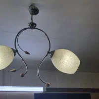 لوستر|لوستر و چراغ آویز|قم, هنرستان|دیوار