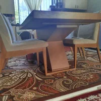 میز ناهار خوری شش نفره|میز و صندلی غذاخوری|کلاله, |دیوار