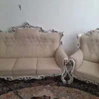 مبل هفت نفره استیل به همراه ست بوفه