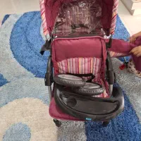 کالسکه دوقلو براوو پشت سرهم استفاده نشده نو نو|کالسکه و لوازم جانبی|شیراز, شهرک مفتح|دیوار