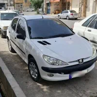پژو ۲۰۶ تمیز بدنه بی رنگ شاسی سالم  کم کارکرد