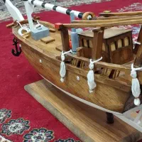 ماکت لنج صیادی|مجسمه، تندیس، ماکت|بندر گناوه, |دیوار