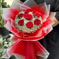 گل فروشی .۲۰ شاخه گل رز فقط ۱۴۵۰با تزیین شیک