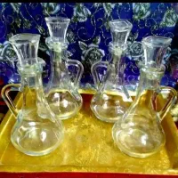 ظروف بلور قدیمی نو پیرکس خارجی پارچ و لیوان دکوری