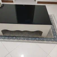 جلو مبلی چوبی سفید رنگ سالم
