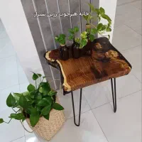 جلو مبلی وگلمیز رزین چوب|مبلمان خانگی و میز عسلی|شیراز, کیان آباد|دیوار