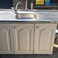 کابینت و گاز پنج شعله بهمراه سینک وشیر