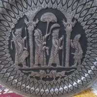 سینی مسی|کلکسیون اشیاء عتیقه|خاوران, |دیوار