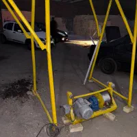 بالابر ساختمانی لوله ضخیم دینام پرقدرت سه اسب تک|ماشینآلات صنعتی|قم, کاسه گران|دیوار