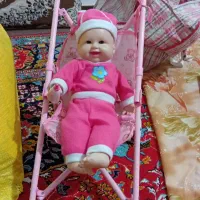 خرس. نی نی زیبا با کالسکه|اسباببازی بچه|فریدونکنار, |دیوار