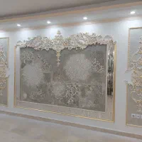 گچبری پیش ساخته پتینه کاری آینه کاری