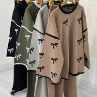 ست بافت پاپیونی|لباس|قم, اسمعیل آباد|دیوار