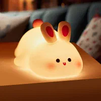 چراغ خواب کودک طرح خرگوش خوابیده