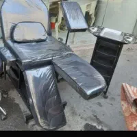 تخت و آرم رست و ترولی آرایشگاهی در حد نو