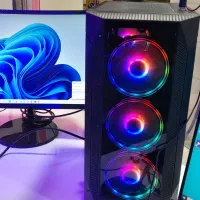 کیس گیمینگ RX5500 8G مانیتور صفحه کِرو