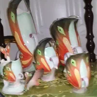 عصرانه خوری طرح پروانه ناپولی ایتالیا|کلکسیون اشیاء عتیقه|تهران, فرودگاه مهرآباد|دیوار