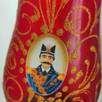 شمعدان های لاله عباسی دوعددقرمز رنگ|لوستر و چراغ آویز|پرند, فاز ۴|دیوار