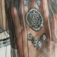 ۲ تا پرده ۹ متری با میمون پرده جمع کن کلا ۲۰۰ ت